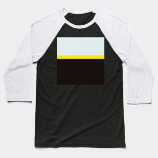 black yellow and blue minimalist abstract design Baseball T-Shirt